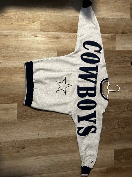 Vintage Dallas Cowboys NFL Impact Legends Embroidered Spellout Sweatshirt Large