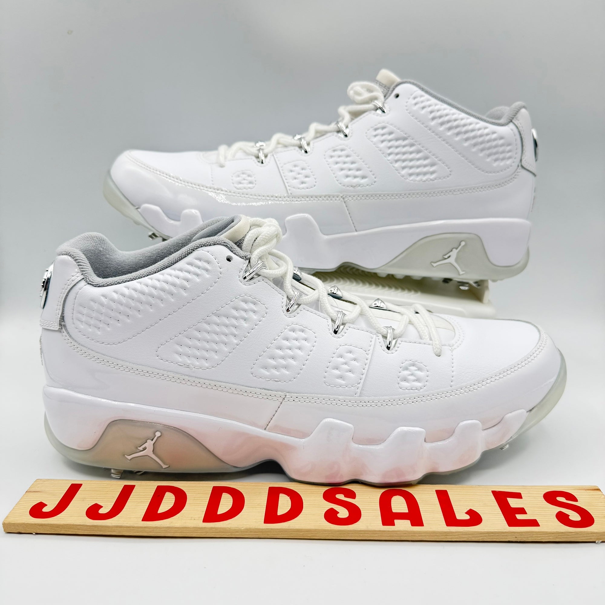 Nike Air Jordan 9 Retro Low Golf NRG Tour Championship White HM8373-100 Men’s 12 Air Jordan 9 Golf  main image 3