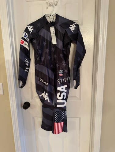 New US Ski Team DH Suit, FIS Legal, size Medium