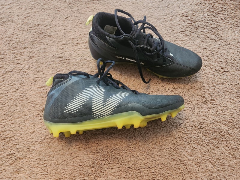 Black New Balance Rush cleats Size M 6.5 (W 7.5) (Used)