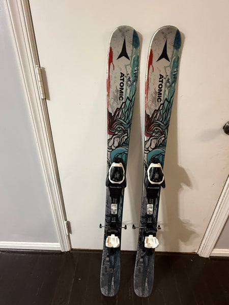 Kid's Atomic Bent Chetler 120 cm Skis With Bindings (Used)