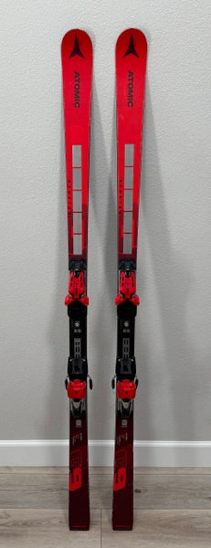 2024 GS 180 cm Atomic Redster G9 Racing Skis With Bindings Max Din 16