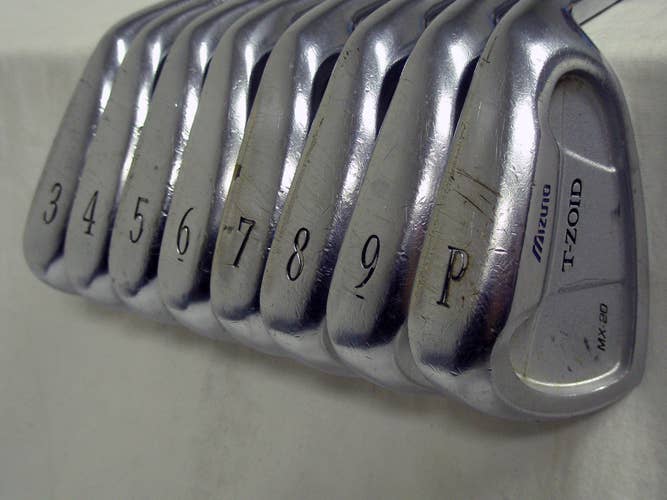 Mizuno MX-20 Iron Set 3-PW (Steel Dynalite Gold Stiff) Grain Flow Forged