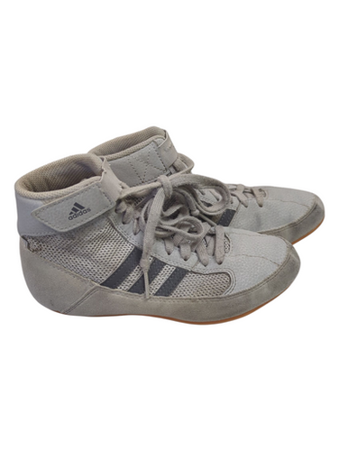 Used Adidas AC7503  GREY SHOES Wrestling Shoes Grey Junior 02 11862-S000091779