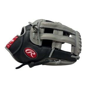 Used Rawlings WRS125HBGG BB/SB Glove RH Throw Black And Grey 12 1/2" 11835-S000201138