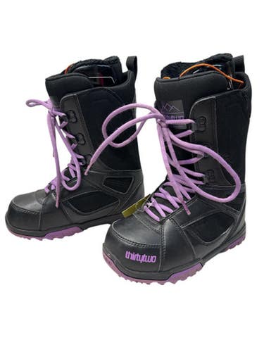 Used ThirtyTwo EXIT Womens Snowboard Boots Black Senior 7.5 11835-S000201124