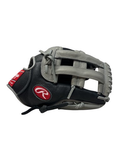 Used Rawlings WRS125HBGG BB/SB Glove RH Throw Black And Grey 12 1/2" 11835-S000201148