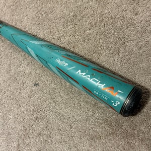 2024 Rawlings Mach AI Alloy BBCOR Certified Bat (-3) 29 oz 32" (Used)