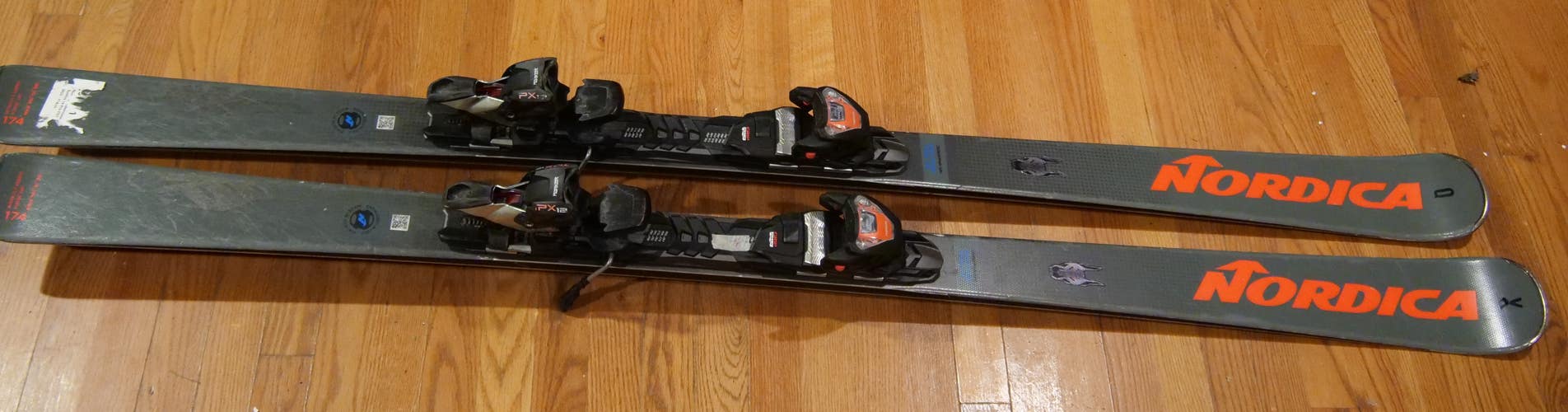 Men's 2022 Nordica 174 cm All Mountain Dobermann Spitfire Pro 76 Skis With Bindings Din 12 (Used)