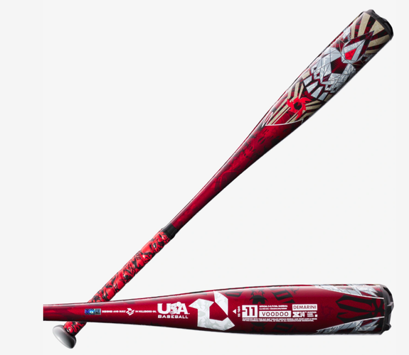 2023 DeMarini Voodoo Alloy USABat Certified Bat (-11) 18 oz 29" (New)