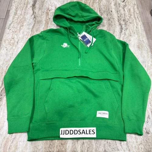 Nike Oregon Ducks Hoodie Apple Green 1/4 Zip Pullover  DH3333-377 Men’s Sz Small

New With Tags