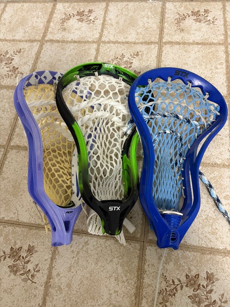 3 STX Lacrosse Heads