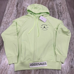 Jordan Dri-Fit Sport BC Light Lime Fleece Pullover Hoodie DV1290-383 Men’s Small

New With Tags