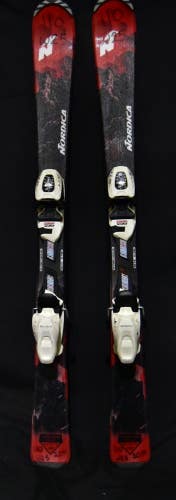 NORDICA NAVIGATOR TEAM JR SKIS SIZE 110 CM WITH MARKER BINDINGS