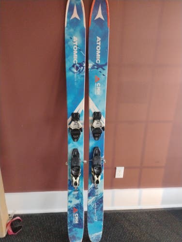 Unisex Atomic 179 cm Powder Backland FR 117 Skis With Bindings Max Din 13 (Used)