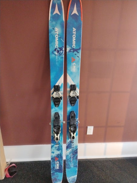 Unisex Atomic 179 cm Powder Backland FR 117 Skis With Bindings Max Din 13 (Used)