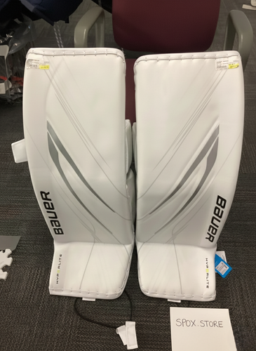 Medium Bauer Hyperlite 2 Goalie Leg Pads (New) (READ DESCRIPTION)