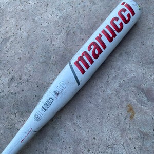 White Marucci Echo Alloy Bat (-12) Alloy 16 oz 28" (Used)