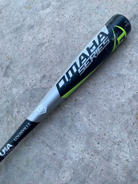 Louisville Slugger Omaha Alloy Bat USABat Certified (-10) Alloy 20 oz 30" (Used)