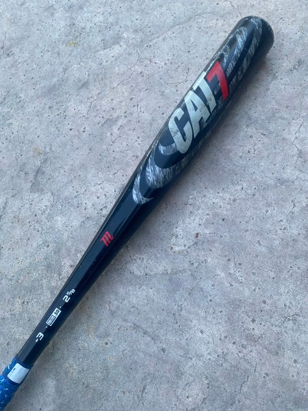 2019 Marucci CAT7 Alloy Bat BBCOR Certified (-3) Alloy 30 oz 33" (Used)