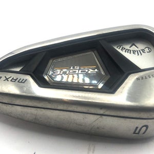Callaway Rogue ST MAX OS 5 Iron TT Elevate MP Regular Steel Shaft *Good*
