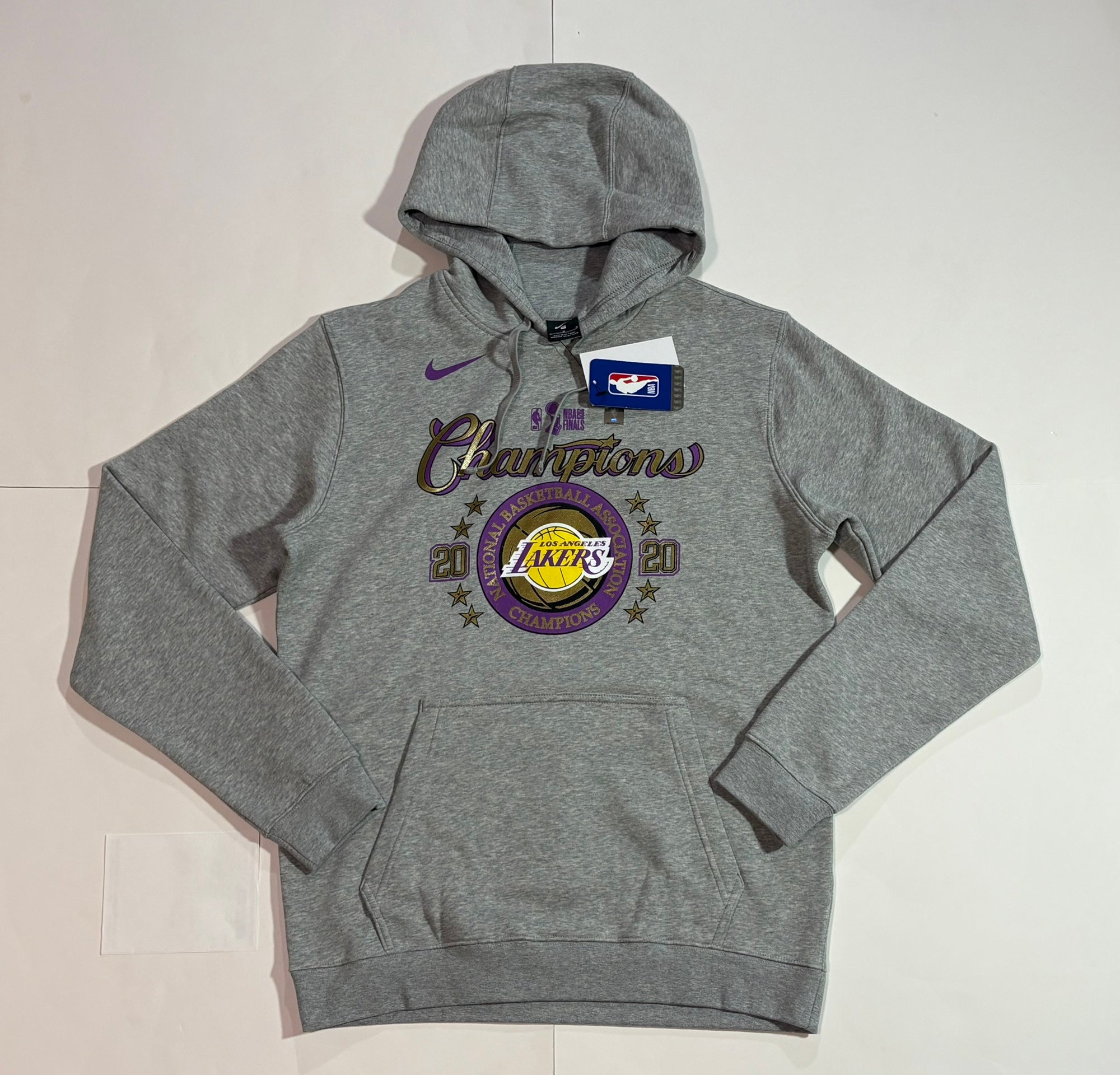 lakers championship hoodie nike