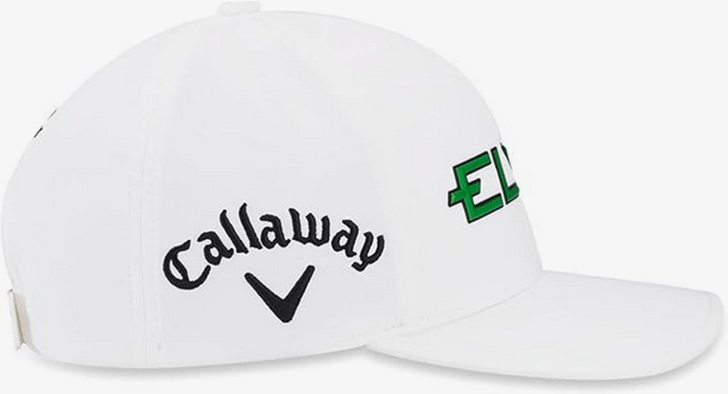 NEW 2025 Callaway Elyte Hard Goods White Adjustable Golf Hat