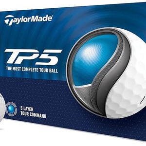 Taylor Made TP5 Golf Balls (White, 12pk) 1dz 2024 NEW