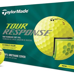 Taylor Made Tour Response Golf Balls (Yellow,12pk) 1dz 2022 3 Layer NEW