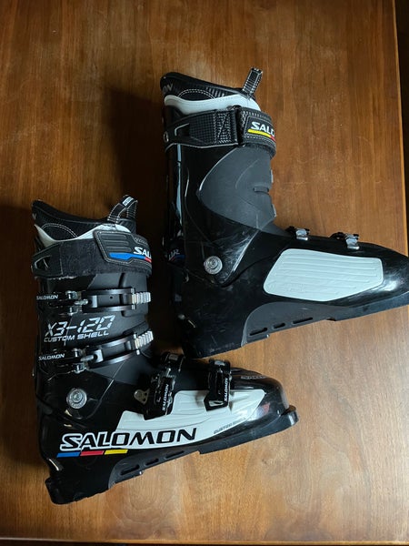 Mondo 29 & 29.5 Men's Salomon All Mountain X3 Ski Boots 120 Flex (Used)