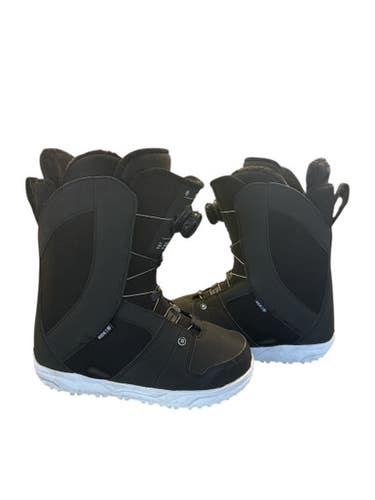 Used Ride SAGE Womens Snowboard Boots Black Senior 8 10299-S000303125