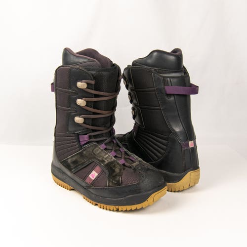 K2 Mink Women's 8.5 Snowboard Boots Soft Flex All Mountain (Used)
