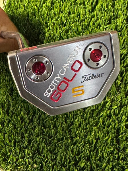 Left Handed 2015 Titleist Scotty Cameron Golo 5 Putter 35 Inch Super Stroke Grip