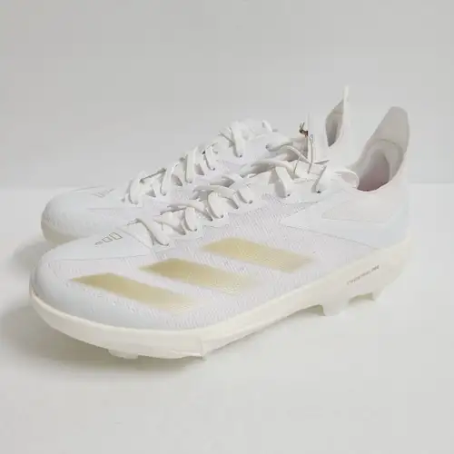 Adidas Adizero Electric+ TPU Baseball Cleats IF3265 Size 9.5 White