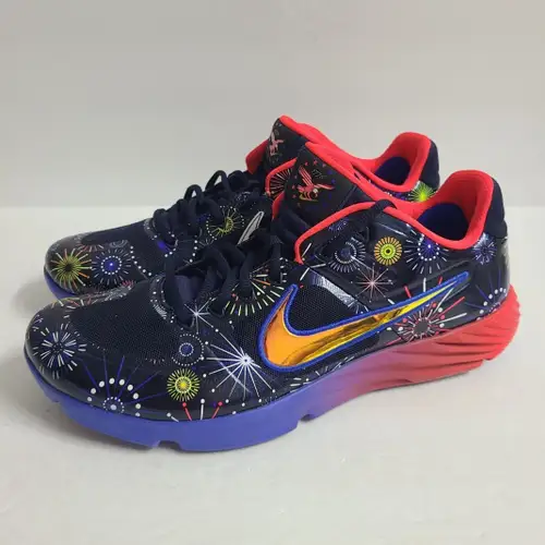 Nike Alpha Huarache Elite Independance Day Baseball Shoes CI2222-403 Size 12