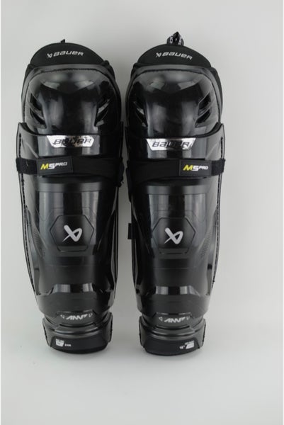 Senior Bauer Supreme M5 Pro 16" Shin Pads (Used)