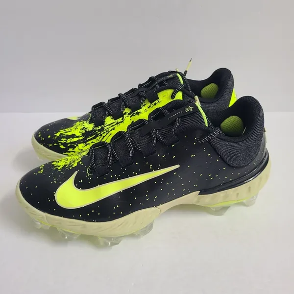 Nike Alpha Huarache Elite 4 Low MCS Baseball Cleats FV6096-001 Size 8 Black