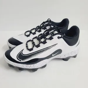 Nike Alpha Huarache Elite 4 Low MCS Baseball Cleats FD6255-108 Size 9 White