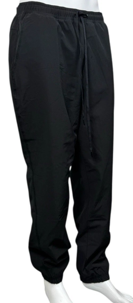 Gerry Jogger Windbreaker Pants Womans Large Black Fleeced Lined Active Hike New