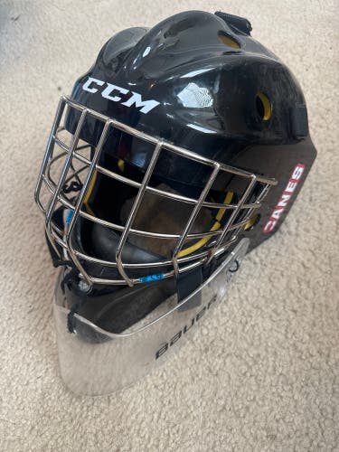 Youth 2022 CCM Axis 1.5 Goalie Mask (Used)