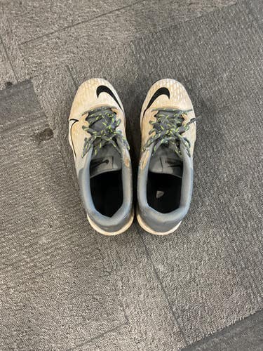 Used Nike NIKE DIAMOND FASTFLEX BB/SB Cleats Grey Junior 05.5 11614-S000225729