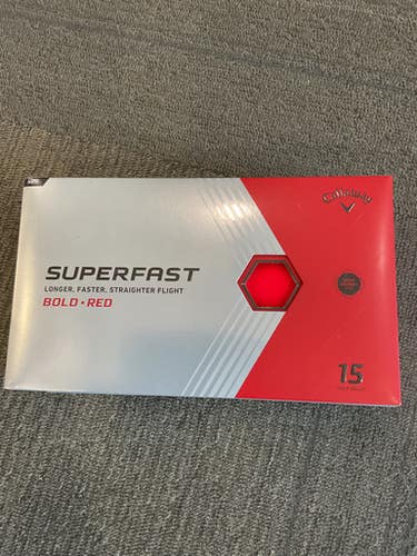 Used Callaway SUPERFAST BOLD RED 15PK 15 Pack - Golf Balls 11614-S000225718