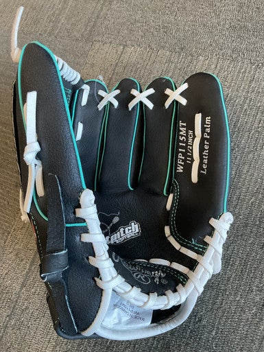 Used Rawlings FAST PITCH SOFTBALL BB/SB Glove RH Throw Black 11 1/2" 11614-S000225713