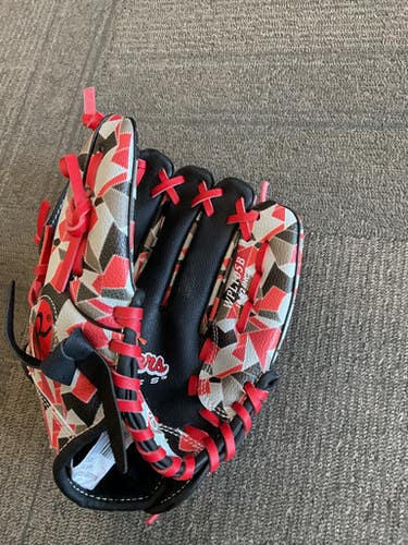 Used Rawlings PLAYER SERIES BB/SB Glove RH Throw Red 10 1/2" 11614-S000225716