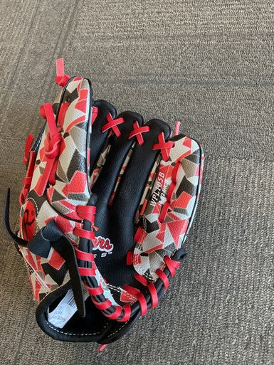 Used Rawlings PLAYER SERIES BB/SB Glove RH Throw Red 10 1/2" 11614-S000225716