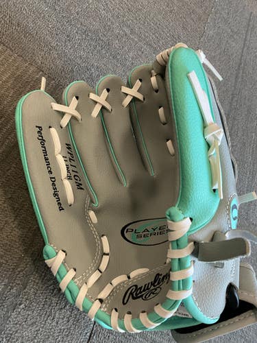 Used Rawlings PLAYERS SERIES BB/SB Glove LH Throw Grey 11" 11614-S000225714