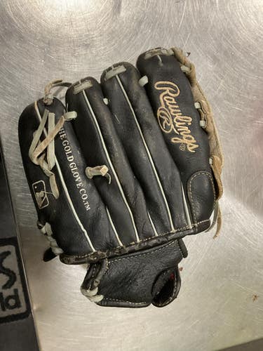 Used Rawlings SC110BGH BB/SB Glove LH Throw Black 11" 11614-S000225691
