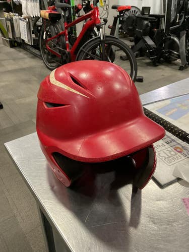 Used Easton HELMET JR ELITE Batting Helmet No Mask Red SM 11614-S000225693