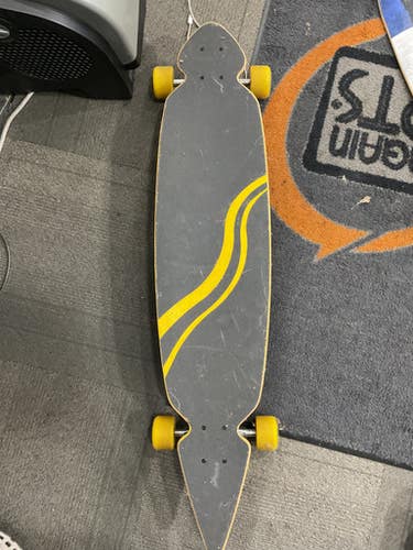 Used ATOM LONGBOARD Longboard Yellow Long 11614-S000225653