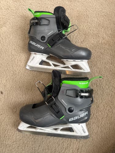 2024 Bauer Konekt HF2 Hockey Goalie Skates Size 4 (Used)